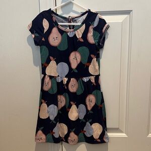Carter's Navy Dress with Pear Pattern